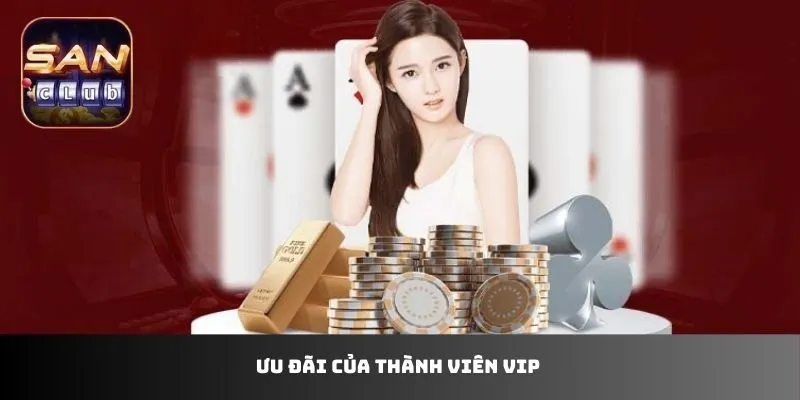 Ưu đãi của thành viên VIP 